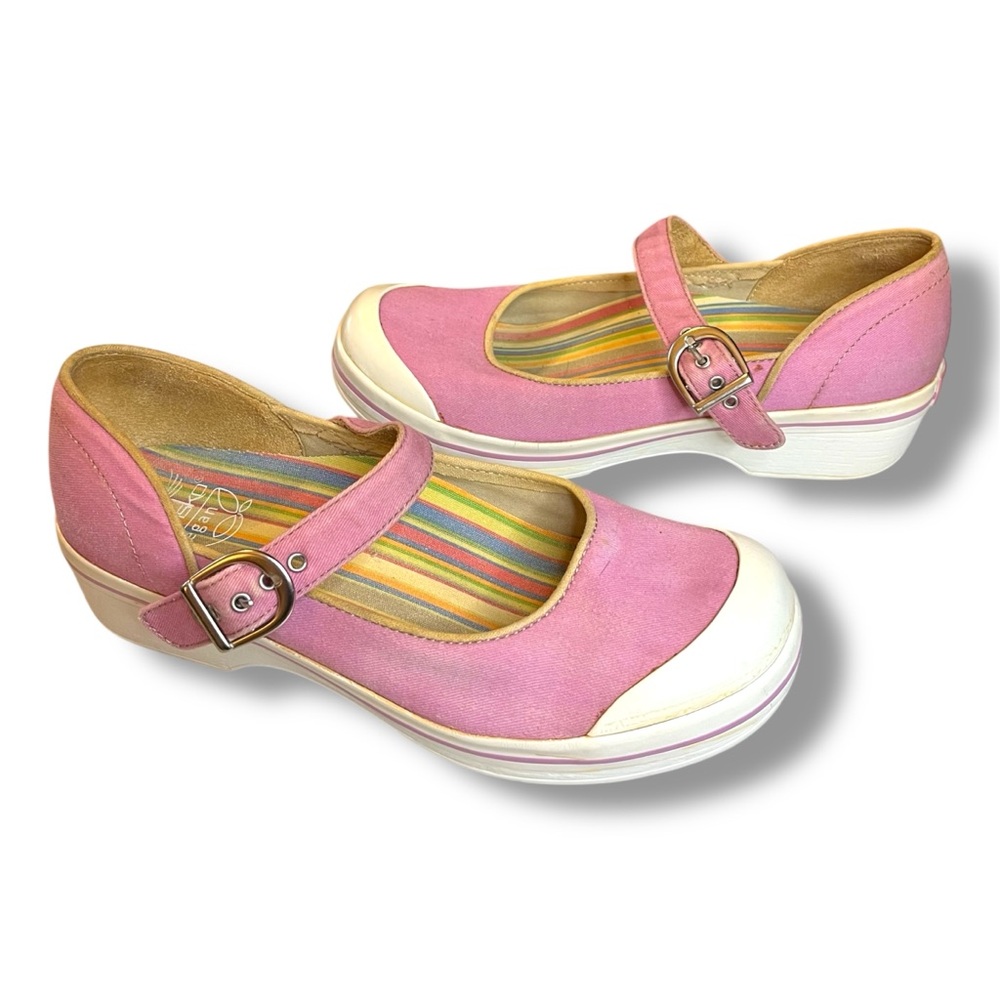 Dansko Pink Mary Jane Slip Resistant Shoes-Size 8.5/39 - Picture 4 of 7